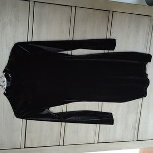 Black Velvet Mini-Dress